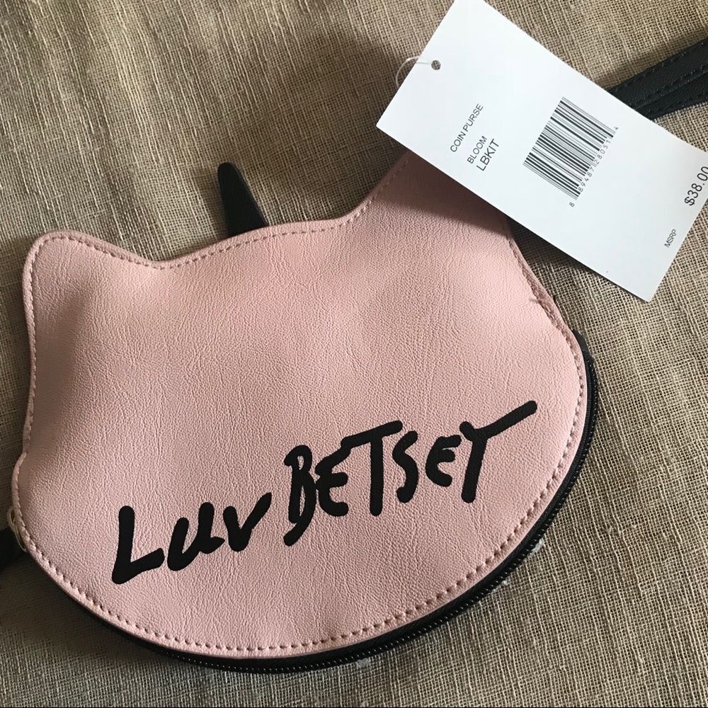 Luv Betsey Betsey Johnson Unicorn Cat Coin Purse - Picture 3 of 3